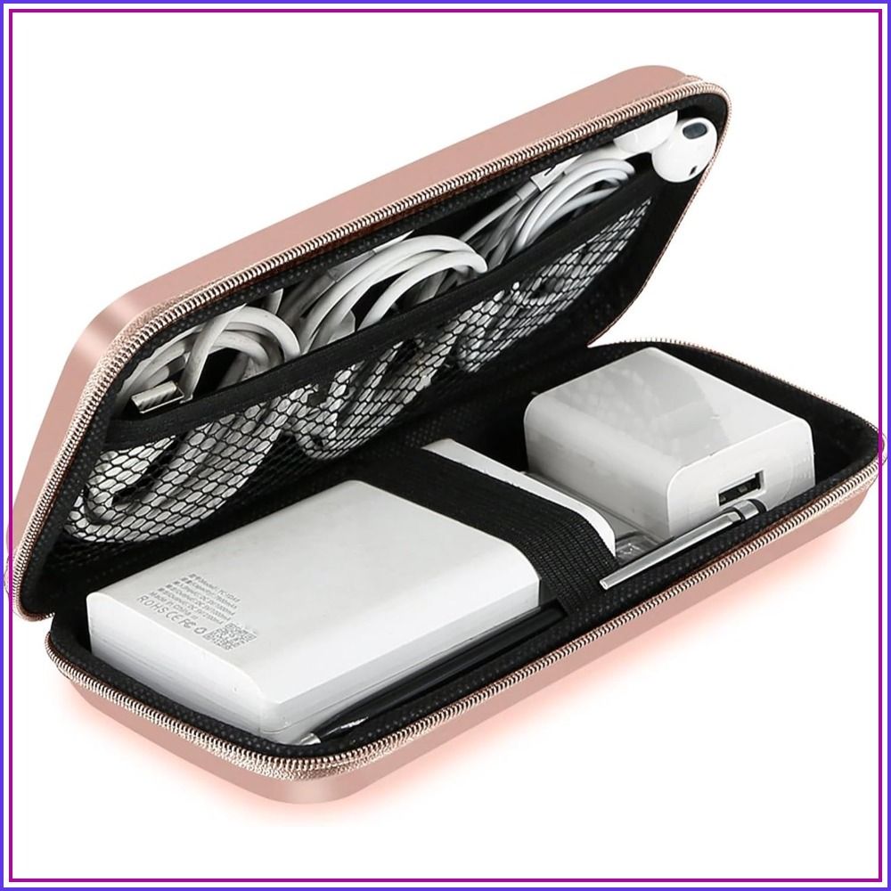 Tech Accessories Bag - Travel Essential Electronics Organizer Pouch Charger
