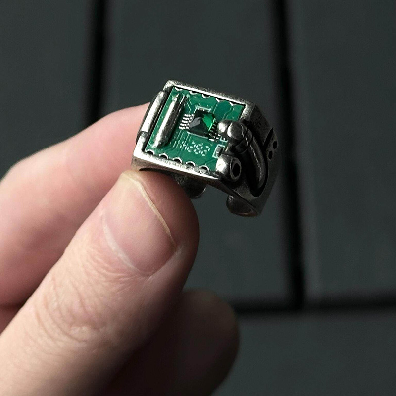 Tech Inspired PCB Pattern Ring – Tech Inspired Accessories recenzja i cena