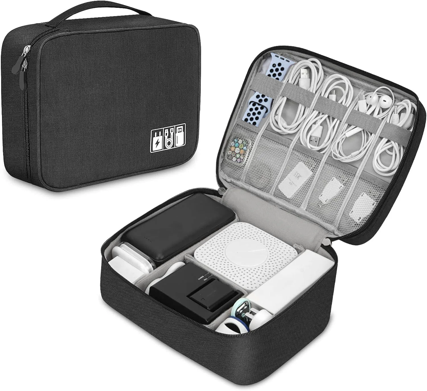 Portable Tech Organizer Case f – Tech Accessories Storage recenzja i cena