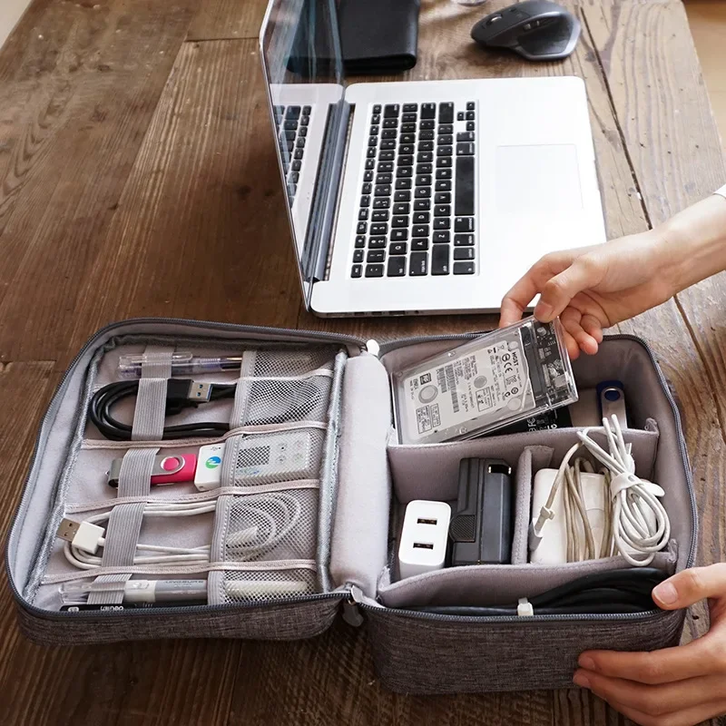Portable Tech Organizer Case f – Tech Accessories Storage recenzja i cena