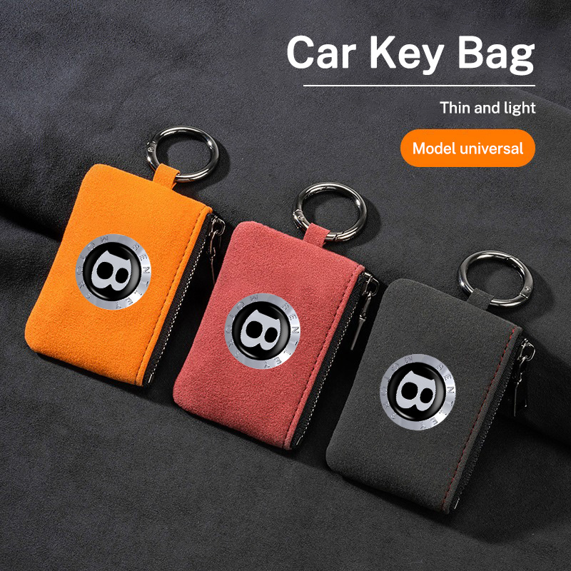 Suede Car Logo Key Bag Portabl – Tech Accessories Bag recenzja i cena