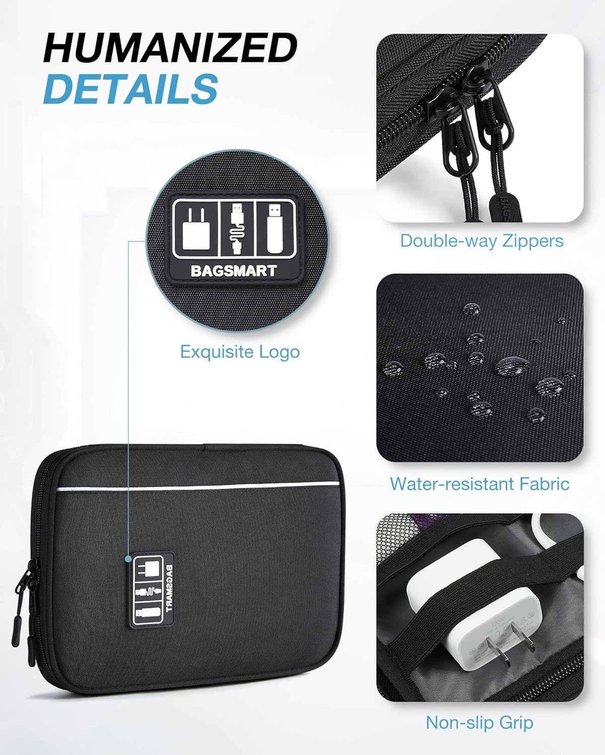Large Electronics Travel Organ – Tech Accessories Storage recenzja i cena