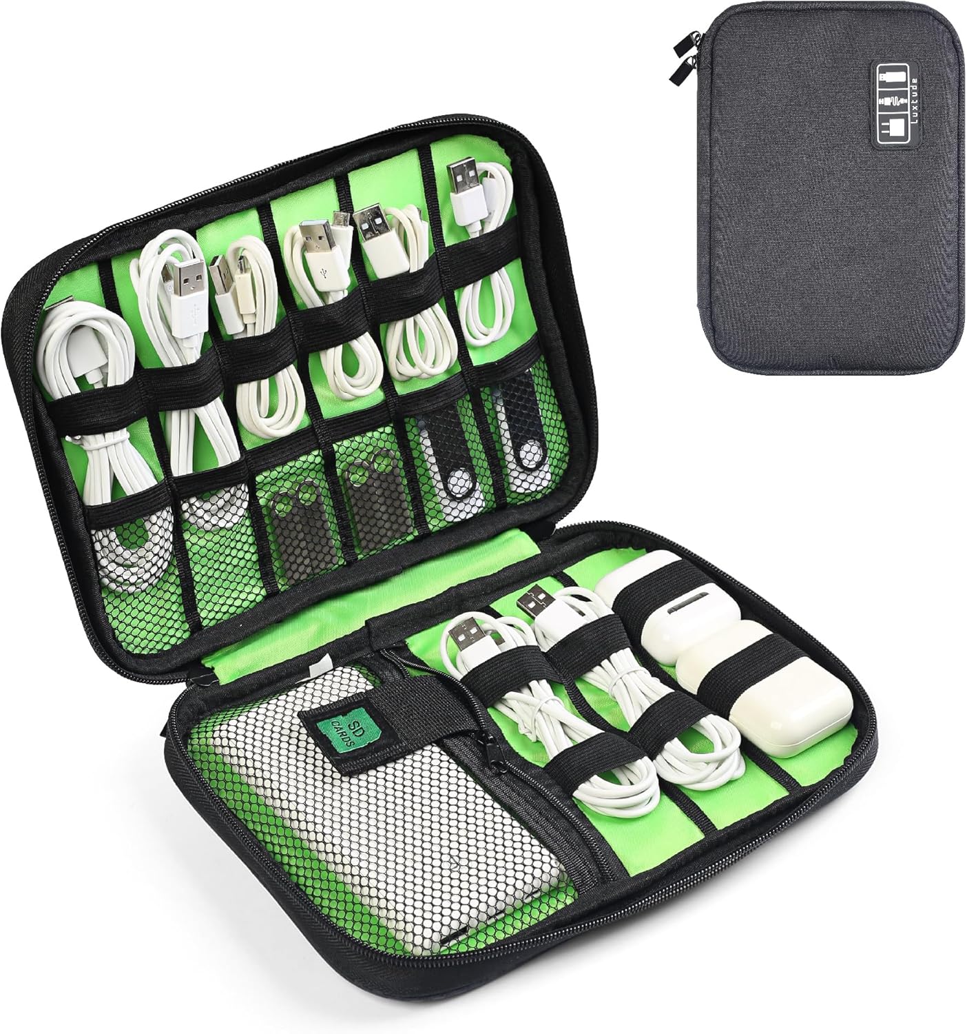 Travel Cable Organizer Bag, Fl – Tech Accessories Storage recenzja i cena