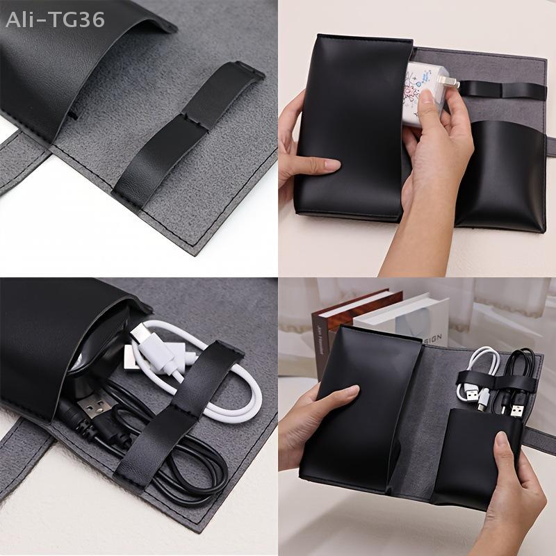 1PC PU Leather Multi-Compartme – Tech Accessories Storage recenzja i cena